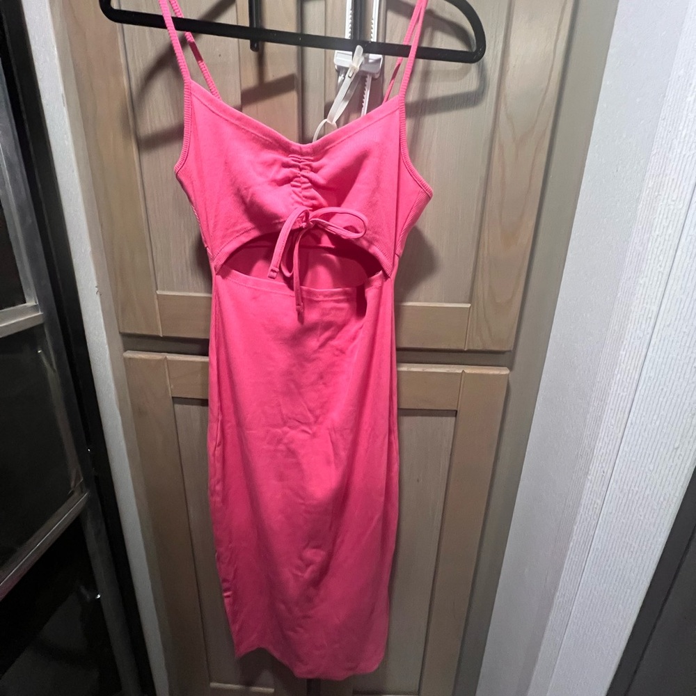 Roxy Fuchsia Backless Dress Size Medium